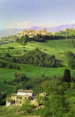 Panorama towards Urbino